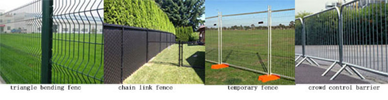 Welded wire mesh fence