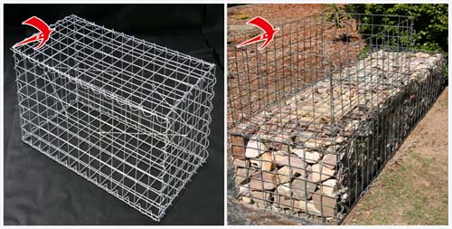 Welded gabion basket for sale